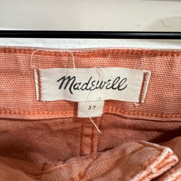 Madewell Emmett Wide-Leg Crop Pants Peachy Orange Size 37 - Picture 5 of 7